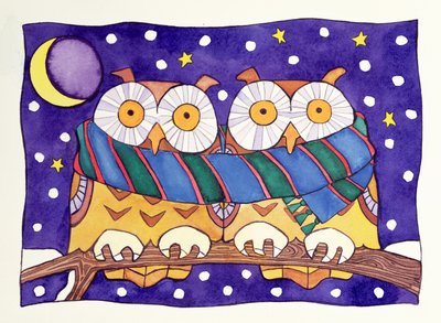 Sowy nocą autorstwa Cathy Baxter