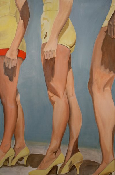 Nogi, 2007 (olej na płótnie) autorstwa Cathy Lomax