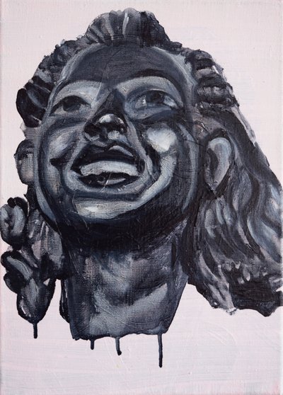 The Merry Maidens: Olivia, 2017 (olej na płótnie) autorstwa Cathy Lomax