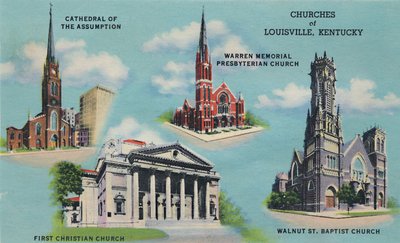 Kościoły Louisville, Kentucky, 1942 autorstwa Caufield and Shook