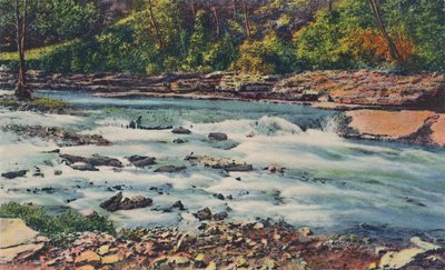 Rapid Waters, Cherokee Park, 1942 autorstwa Caufield and Shook
