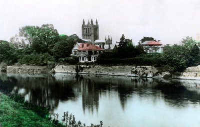 Katedra w Hereford, 1926. autorstwa Cavenders Ltd