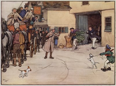 Ilustracja do The Pickwick Papers autorstwa Cecila Aldin autorstwa Cecil Charles Windsor Aldin