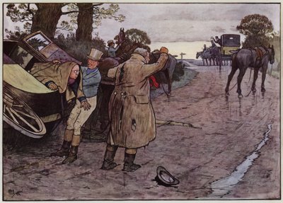 Ilustracja do The Pickwick Papers autorstwa Cecila Aldin autorstwa Cecil Charles Windsor Aldin