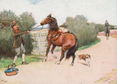 Potem Chłopiec wysiadł i dał mu Hard Thrashing autorstwa Cecil Charles Windsor Aldin