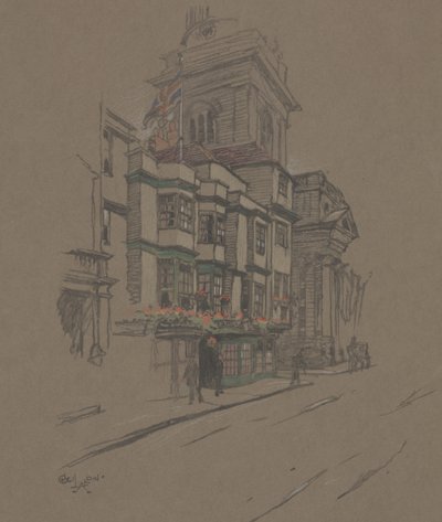 Bez tytułu (ręcznie kolorowane lito) autorstwa Cecil Charles Windsor Aldin