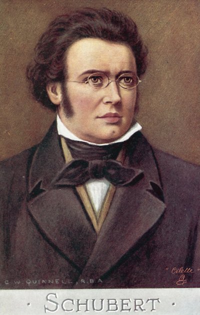 Franz Schubert autorstwa Cecil Watson Quinnell