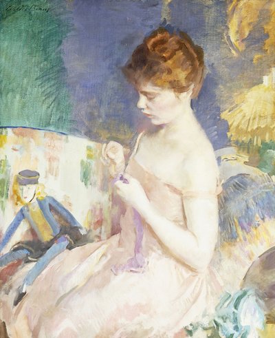 ubieranie lalek autorstwa Cecilia Beaux