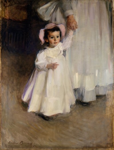 Ernesta (dziecko z pielęgniarką), 1894 autorstwa Cecilia Beaux