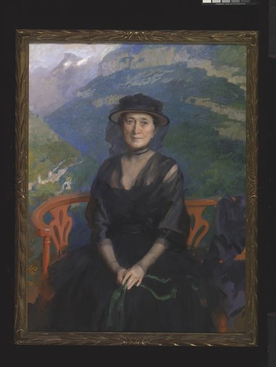 Portret pani Addison C. Harris (olej na płótnie) autorstwa Cecilia Beaux