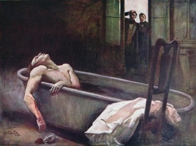 Śmierć Horacego Wellsa (1815-48) 1908 autorstwa Cecilio Pla Gallardo