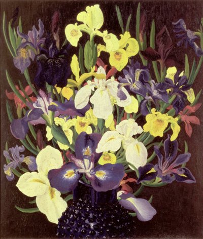 Grupa Irysów, ok. 1940 autorstwa Cedric Morris