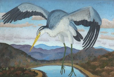 Czapla autorstwa Cedric Morris