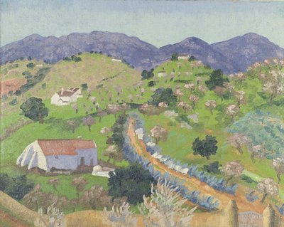 Krajobraz w pobliżu Lago, Algarve, Portugalia autorstwa Cedric Morris