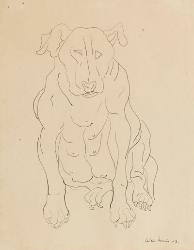Buldog Nancy Morris autorstwa Cedric Morris