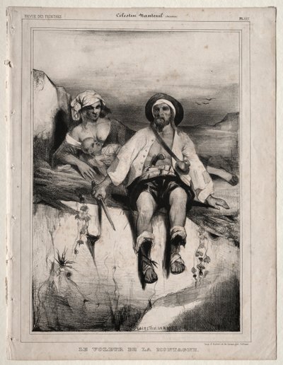 Zbójca z Góry. autorstwa Celestin Francois Nanteuil