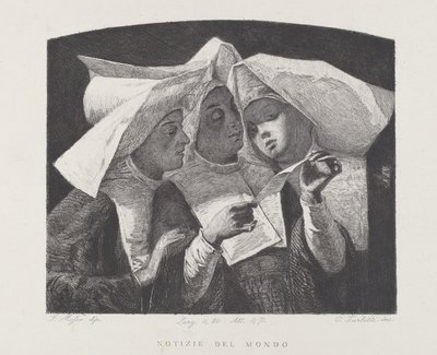 Wiadomości ze świata [Wiadomości ze świata] autorstwa Celestino Turletti, after Francesco Mosso