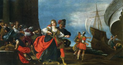 Porwanie Heleny z Troi autorstwa Cesare Dandini