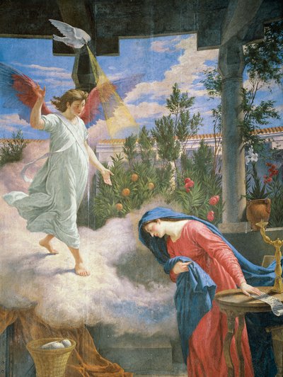 zwiastowanie autorstwa Cesare Mariani