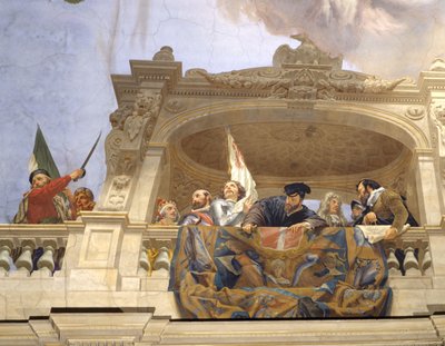 Ettore, Andrea Doria, F. Ferrucci, M. Colonna i Doge Morosini (detal 3433390) autorstwa Cesare Mariani