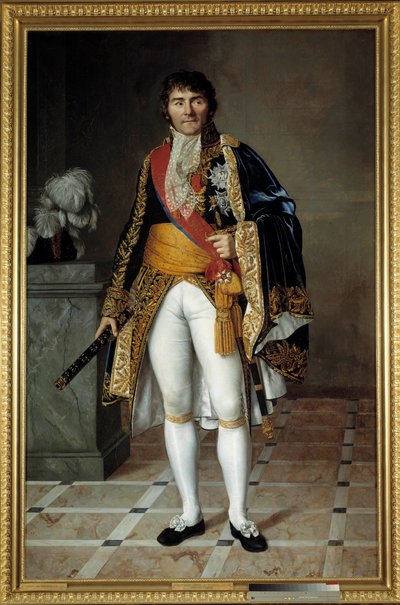 Pełnowymiarowy portret marszałka Francois Josepha Lefebvre (1755-1820) księcia Dantzig, marszałka cesarstwa Obraz Cesarine Davin Mirvault (1773-1844) 1807 nd. 2,15 x 1,4 m autorstwa Cesarine  Davin