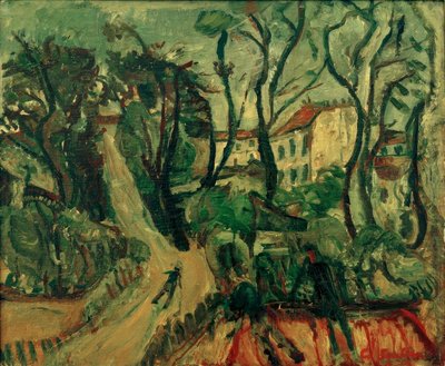 Ch.Soutine, pejzaż z domami autorstwa Chaim Soutine