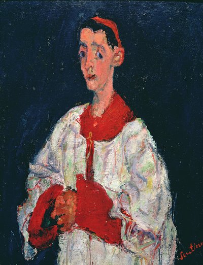 Chłopiec z chóru, 1928 autorstwa Chaim Soutine