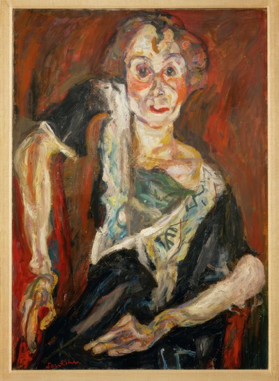 Stara aktorka autorstwa Chaim Soutine