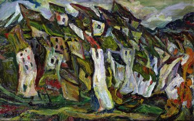 Domy, 1919-22 autorstwa Chaim Soutine