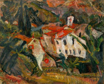 Krajobraz w Céret autorstwa Chaim Soutine