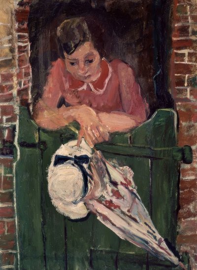 KOBIETA Z PARASOLEM - S XX - FRANCUSKI EKSPRESJONIZM autorstwa Chaim Soutine