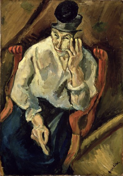 Mężczyzna w kapeluszu, ok. 1900 autorstwa Chaim Soutine