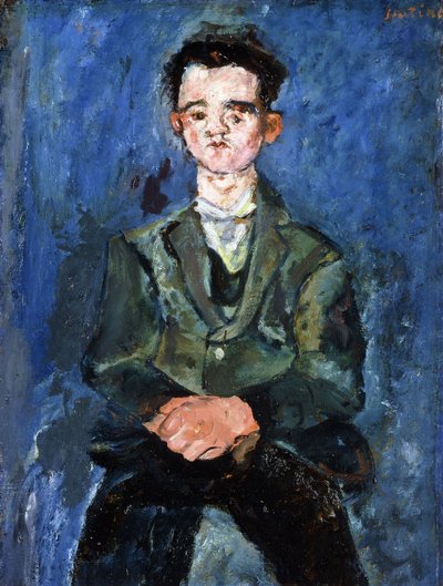 Portret chłopca w błękicie, 1928 autorstwa Chaim Soutine