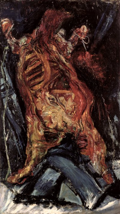 Strona wołowiny (olej na płótnie) autorstwa Chaim Soutine