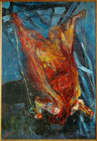 Ubity wół, ok. 1925 (obraz na płótnie) autorstwa Chaim Soutine