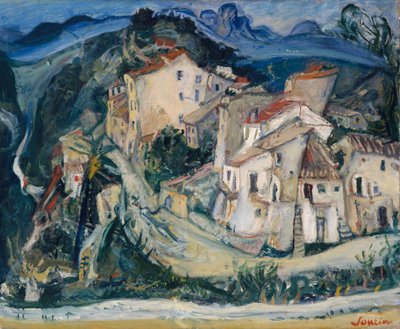 Widok Cagnes, ok. 1924-25 autorstwa Chaim Soutine