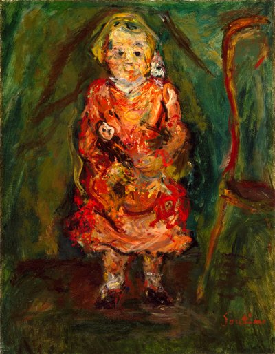 Młoda dziewczyna z lalką, 1926-27 autorstwa Chaim Soutine