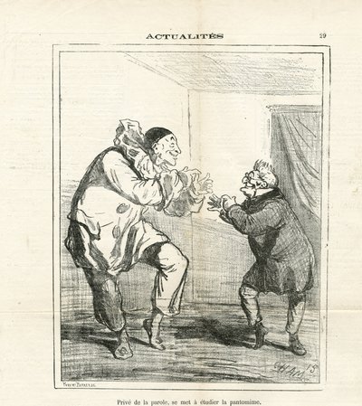 Ilustracja Chama (1819-1879) w Le Charivari autorstwa Amédée de Noé