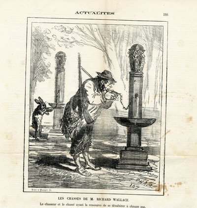 Ilustracja Chama (1819-1879) w Le Charivari autorstwa Amédée de Noé