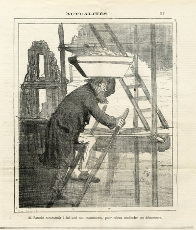 Ilustracja Chama (1819-1879) w Le Charivari autorstwa Amédée de Noé