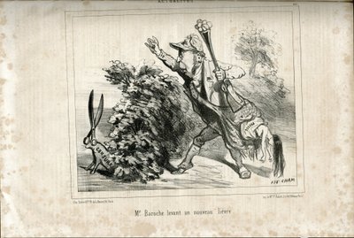 Ilustracja Chama (1819-1879) w Le Charivari autorstwa Amédée de Noé