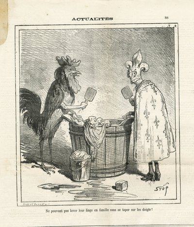 Ilustracja Chama (1819-1879) w Le Charivari autorstwa Amédée de Noé