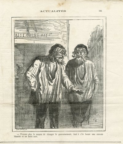 Ilustracja Chama (1819-1879) w Le Charivari autorstwa Amédée de Noé