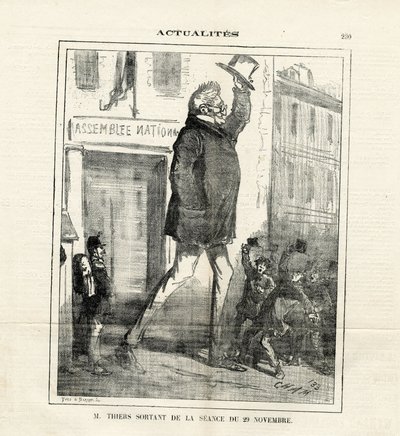 Ilustracja Chama (1819-1879) w Le Charivari autorstwa Amédée de Noé