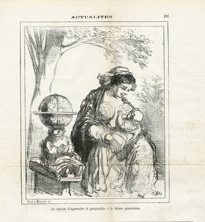 Ilustracja Chama (1819-1879) w The Charivari autorstwa Amédée de Noé