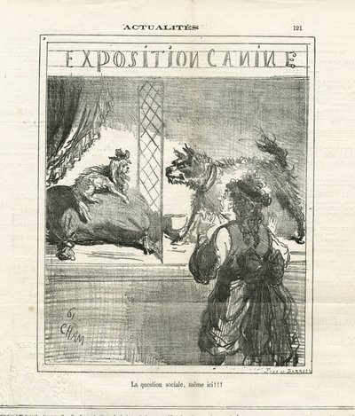 Ilustracja Chama (1819-1879) w The Charivari autorstwa Amédée de Noé