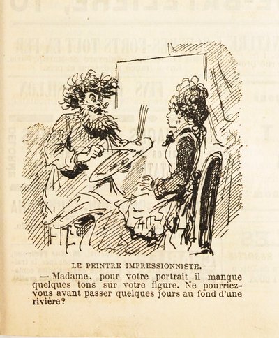 Pani, do twojego portretu brakuje ci kilku tonów na twojej twarzy..., 1877. autorstwa Cham