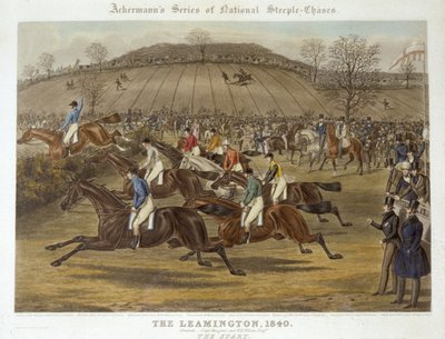 The Leamington, 20 października 1840: Start (kolor lito) autorstwa Charles Hunt