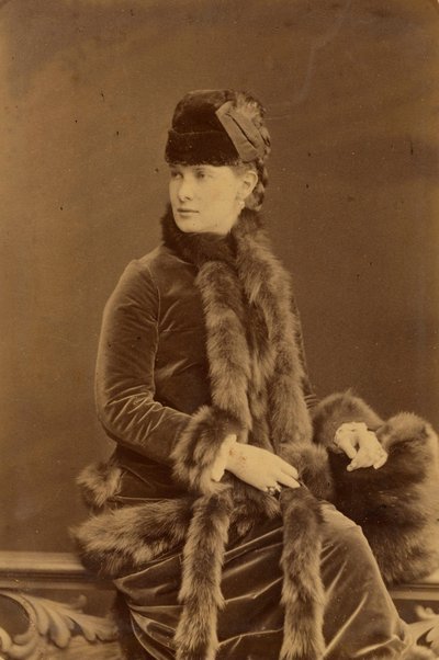 Marie Pavlovna Romanova - Wielka Księżna Maria Pawłowna Rosji (1854-1920), autorstwa Bergamasco, Karola (Karla) (1830-1896). Zdjęcie albuminy, ok. 1880. Rosyjskie Państwowe Archiwum Filmowe i Fotograficzne, Krasnogorsk autorstwa Charles Bergamasco