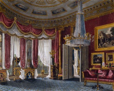 Różowy satynowy salon, Grawer Richarda Reeve